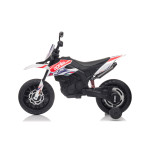 Elektrická motorka Aprilia RX - biela